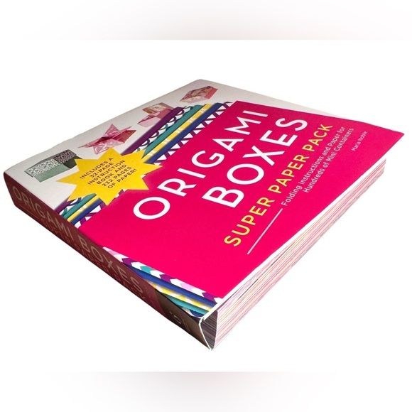 Origami Boxes Super Paper Pack: Folding Instructions and Paper, craft kit - Picture 3 of 8